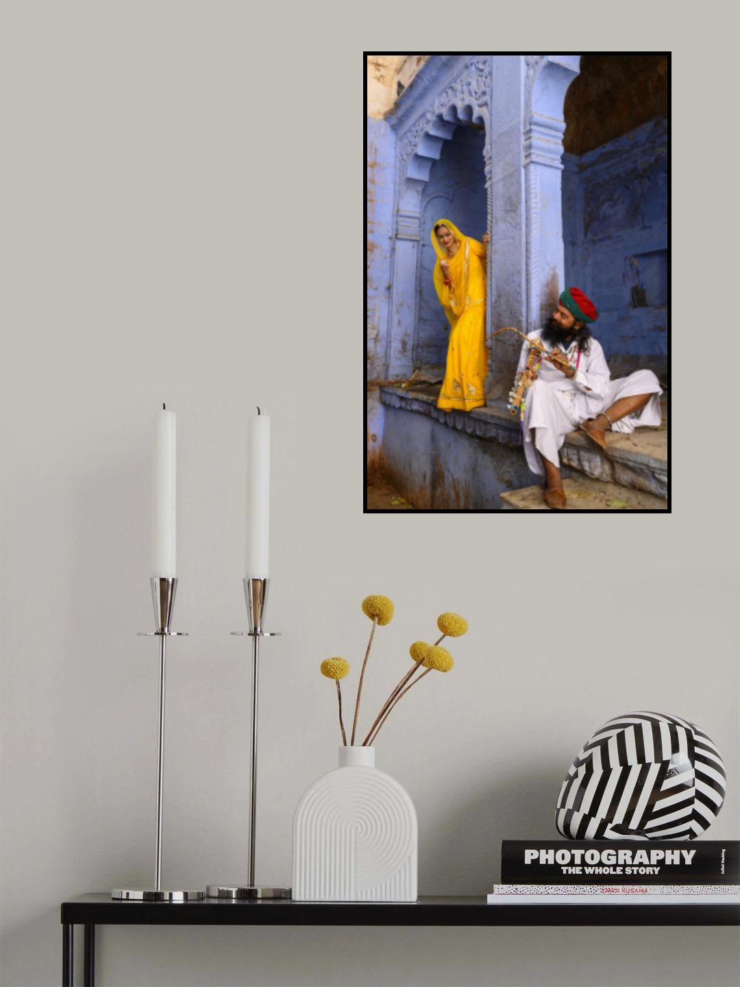 Love in Blue City 03 Poster och Canvastavla