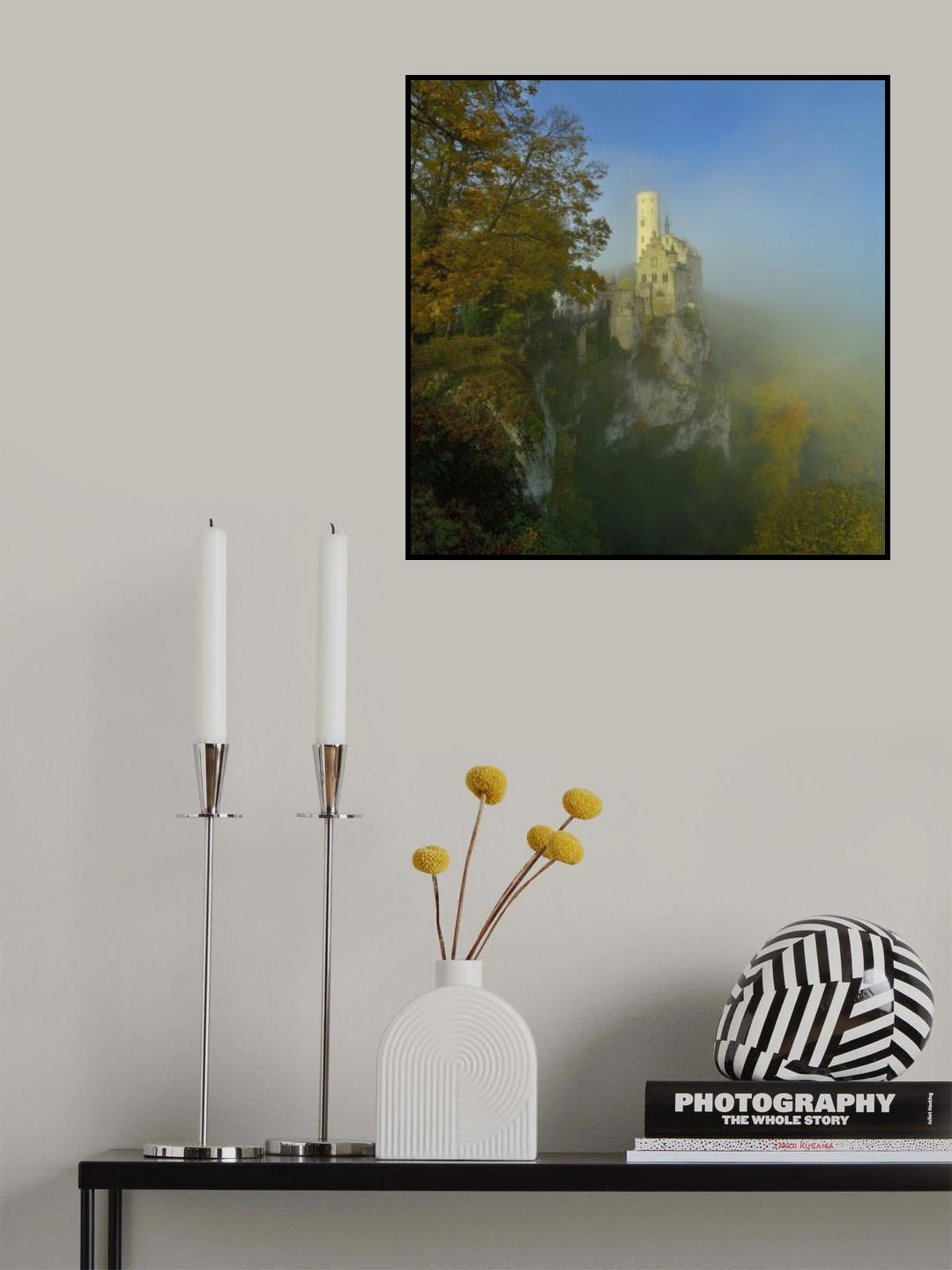 Lichtenstein Castle Poster och Canvastavla