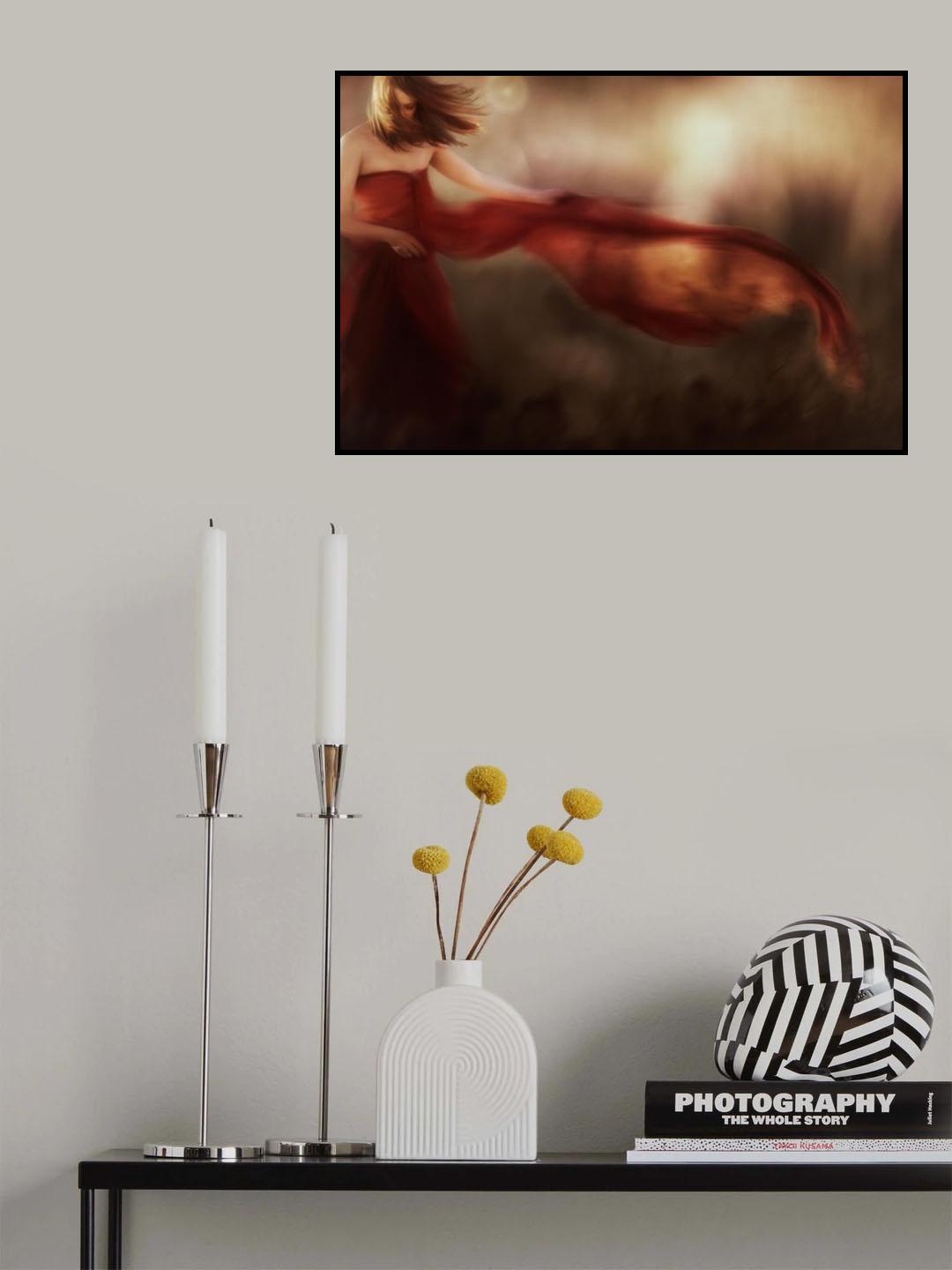 The answer is blowing in the wind... Poster och Canvastavla