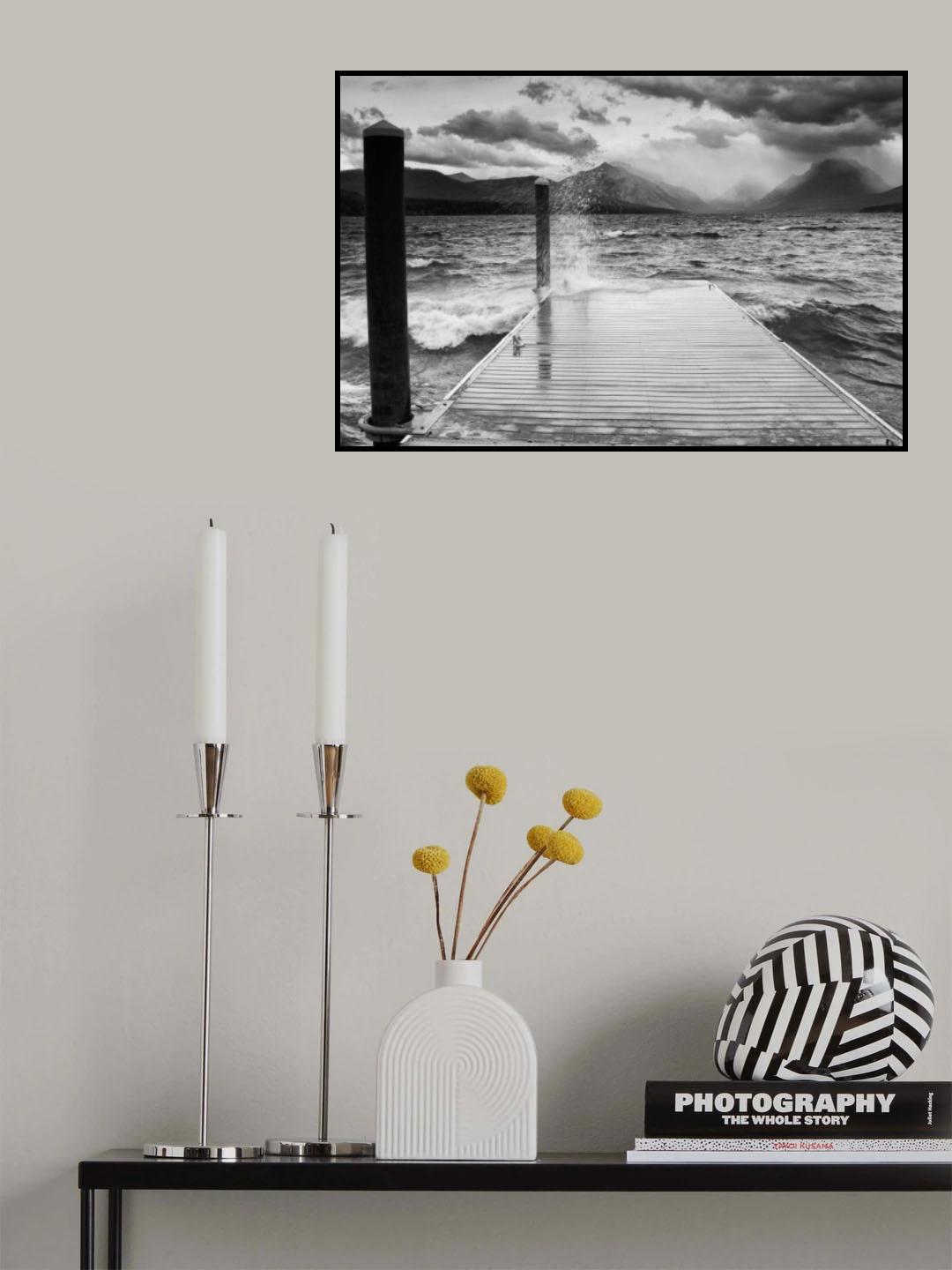 Turbulent waters Poster och Canvastavla