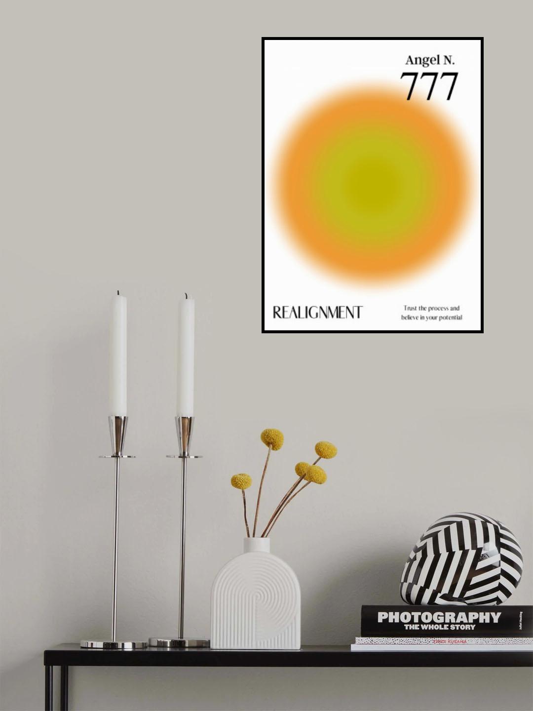 Angel Number 777 Poster och Canvastavla