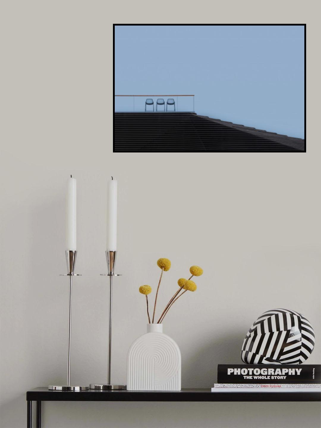 three chairs Poster och Canvastavla