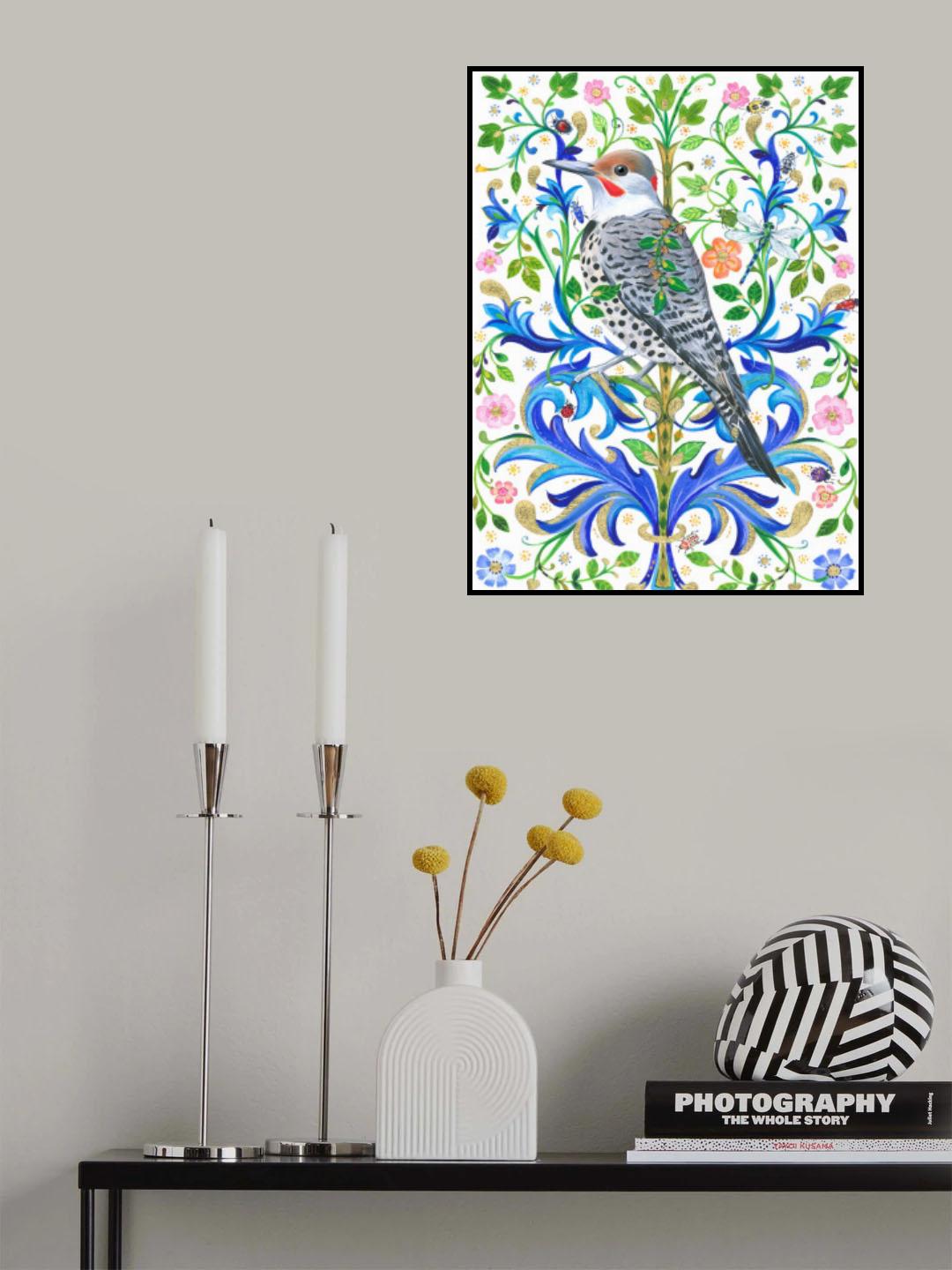 Northern Flicker Poster och Canvastavla