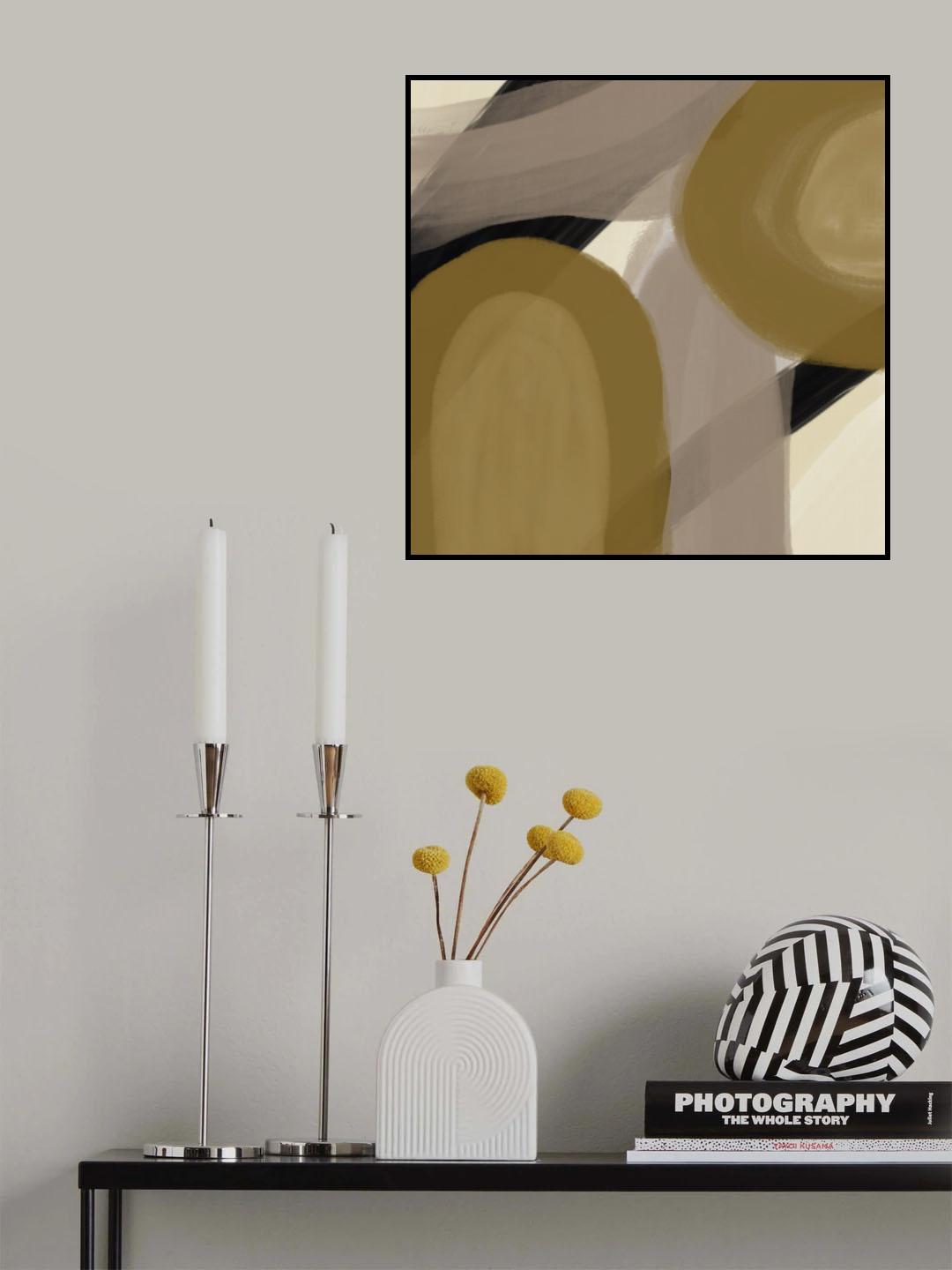 Amica Gold Poster och Canvastavla