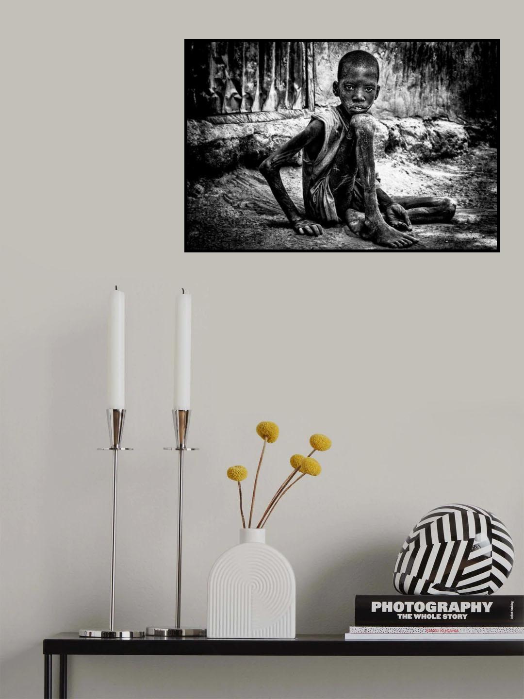 Boy in Benin Poster och Canvastavla