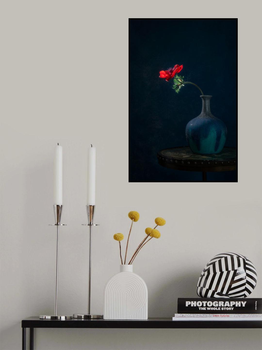 Red Poppy Poster och Canvastavla