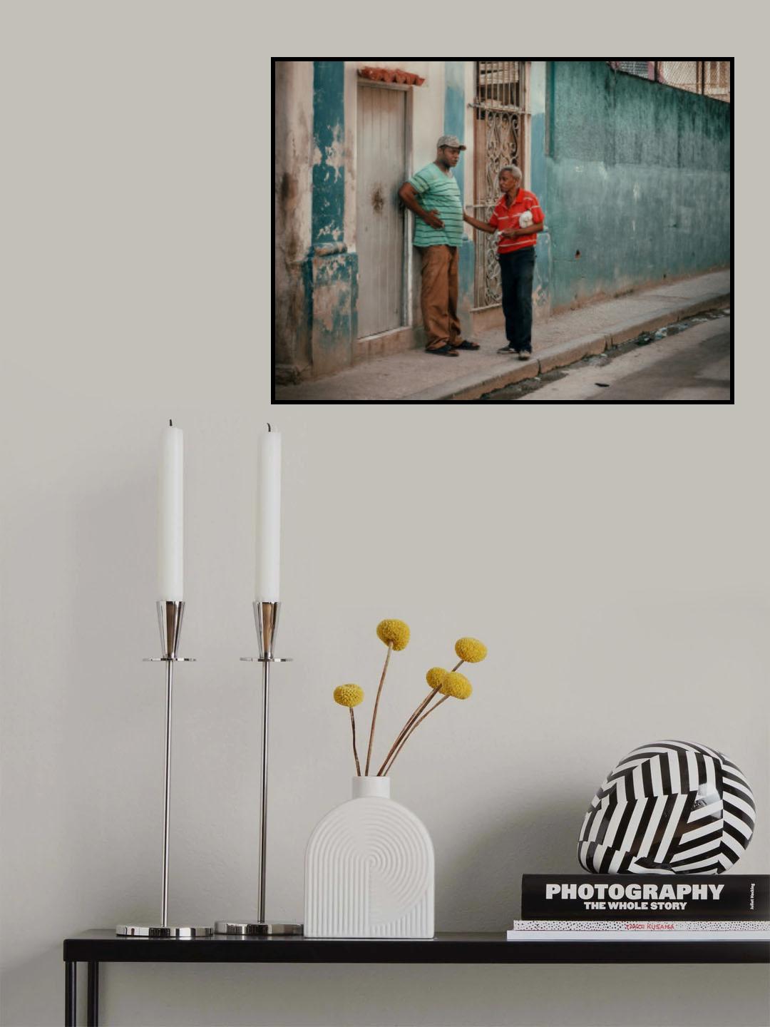 Talking in the Street Poster och Canvastavla