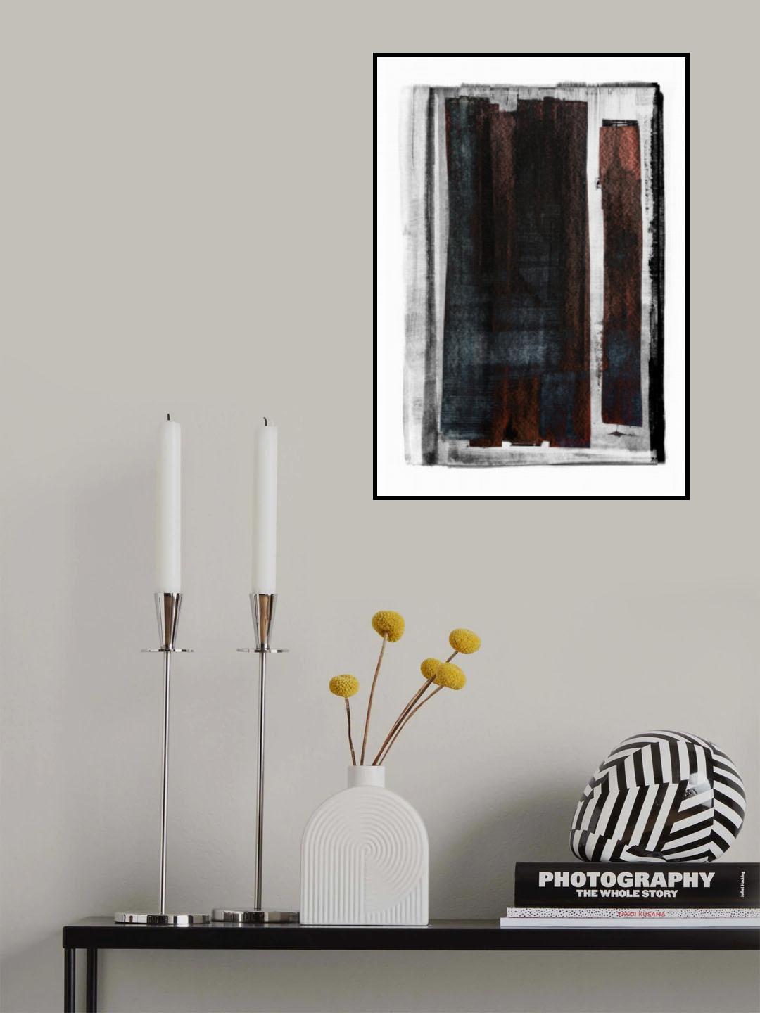 Drifting Moon Poster och Canvastavla