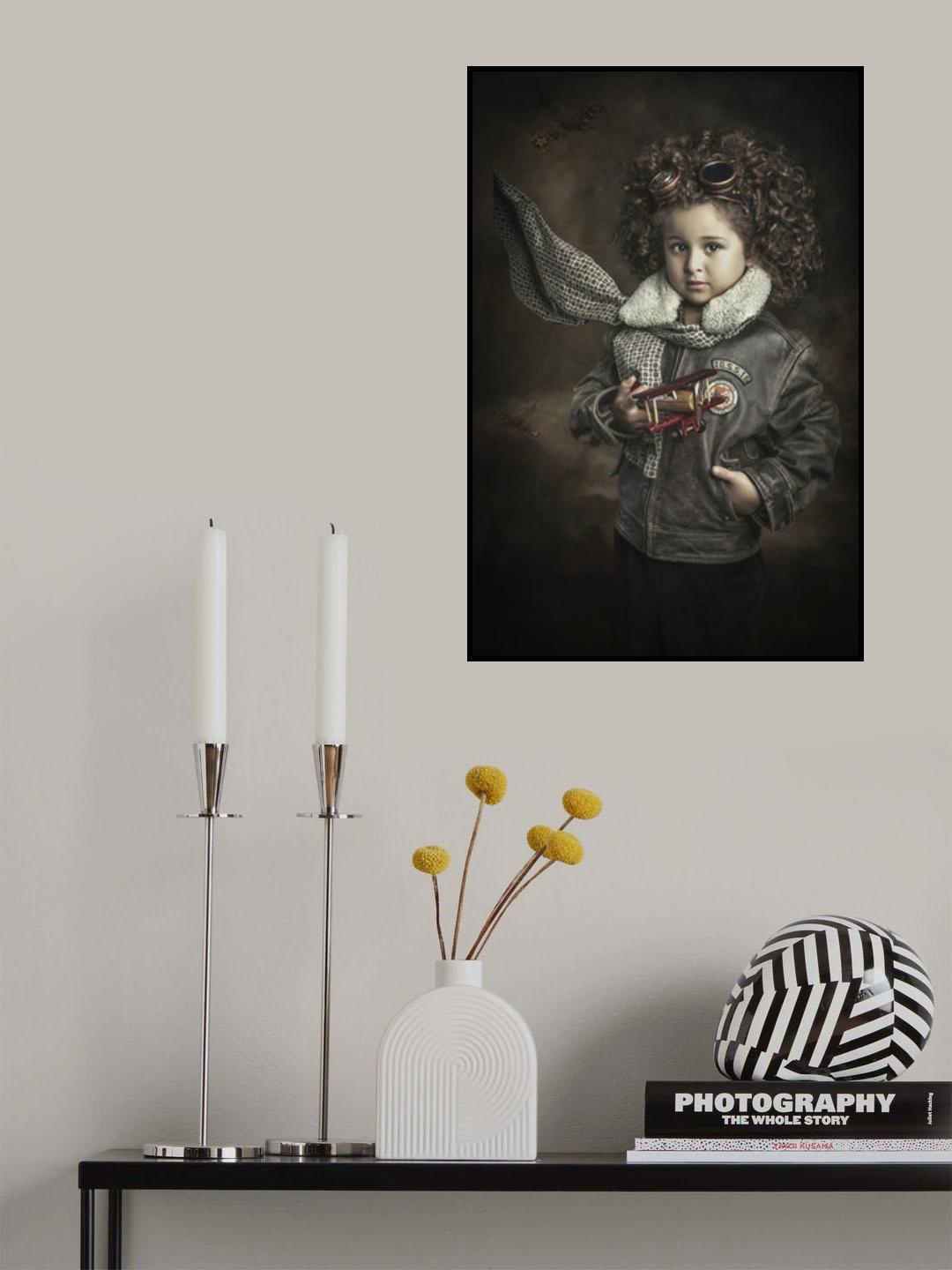 Little pilot Poster och Canvastavla