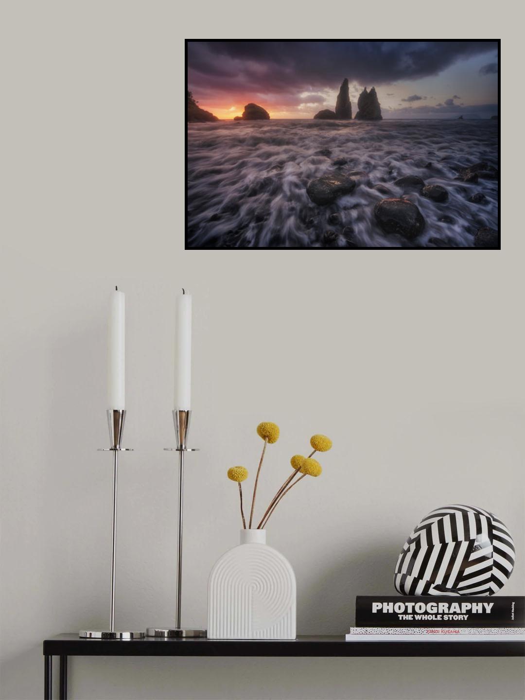 Rough Sea Poster och Canvastavla