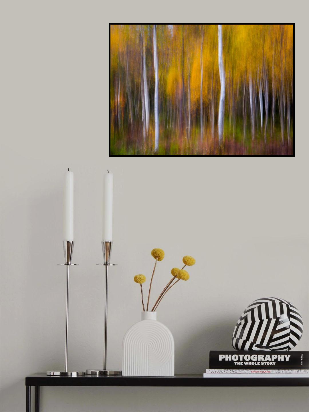 Abstract Fall Poster och Canvastavla