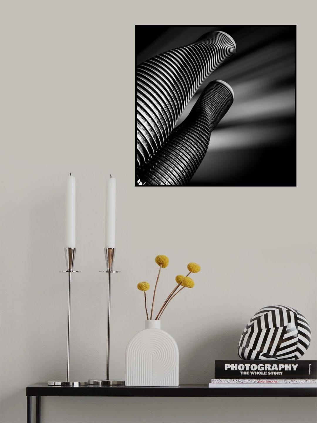 Twisted Towers Poster och Canvastavla