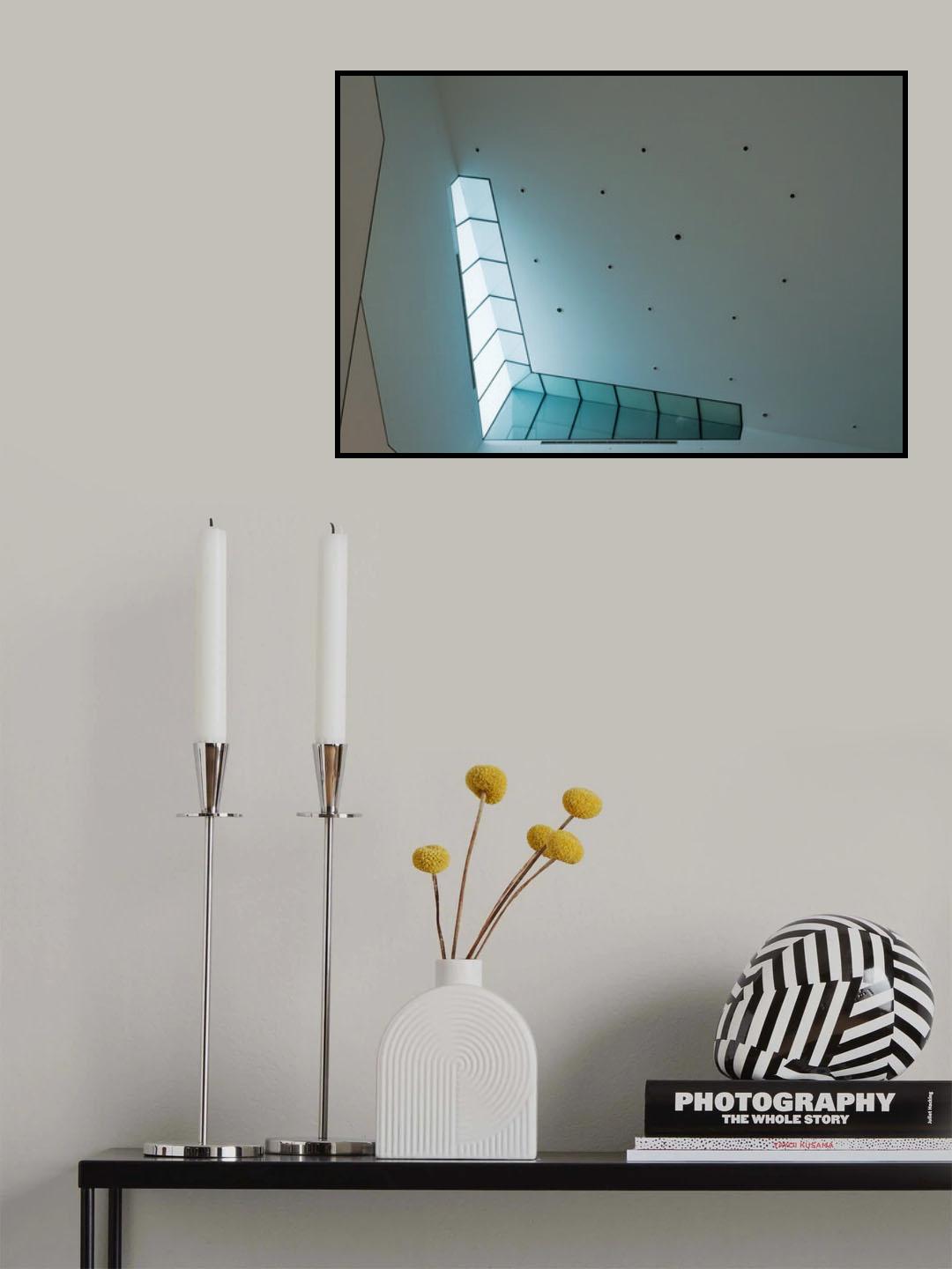 Ceiling and windows Poster och Canvastavla