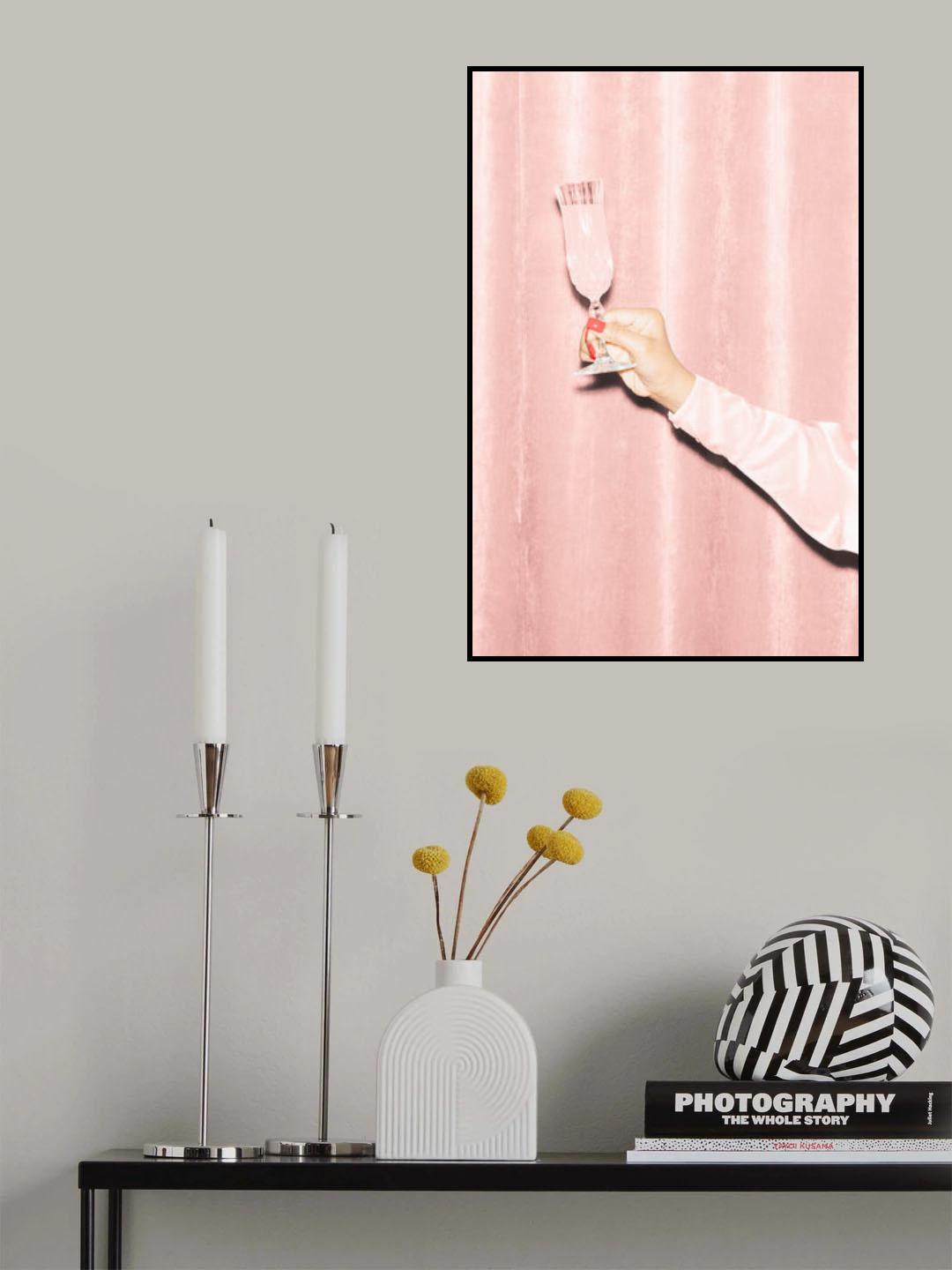 Here's To Pink 02 Poster och Canvastavla