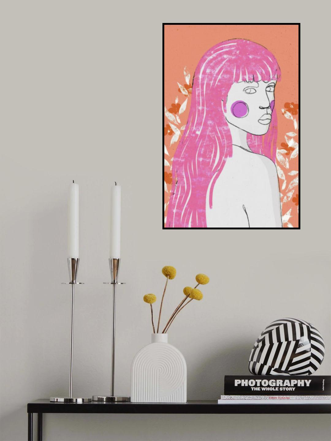 Amazone (Peach) Poster och Canvastavla