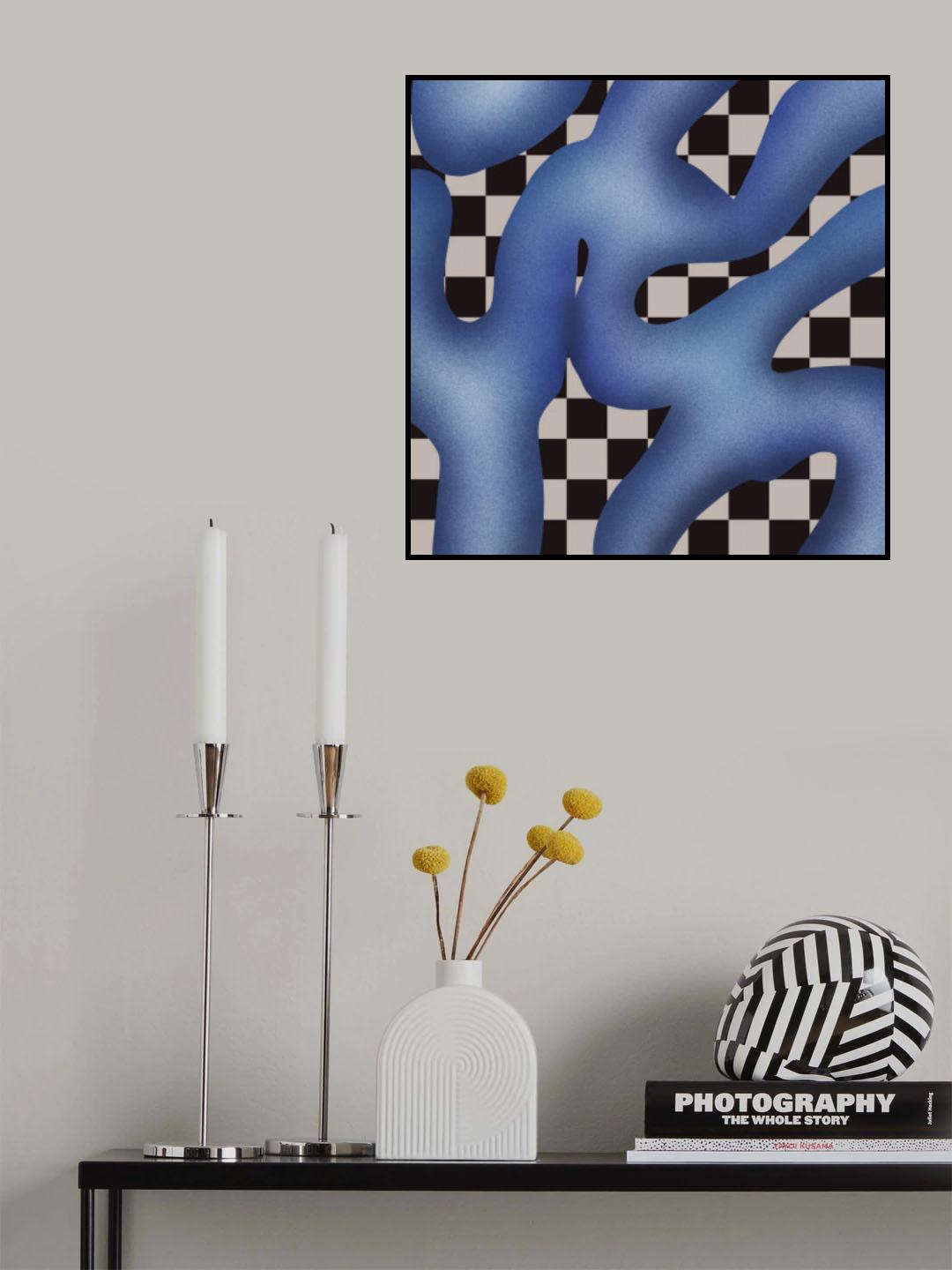 Abstract liquid 08 Poster och Canvastavla