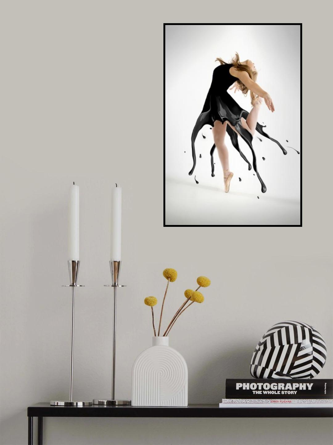 Paint Dress Poster och Canvastavla
