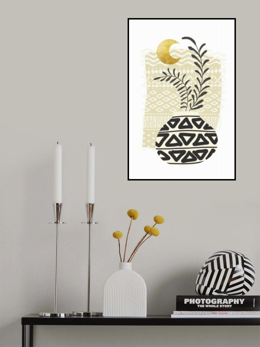Tropical Villa Color and Shapes 02 Poster och Canvastavla