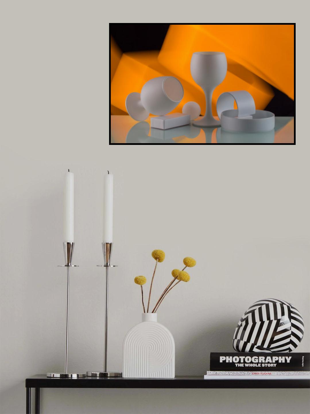 "From the life of white glasses" Poster och Canvastavla
