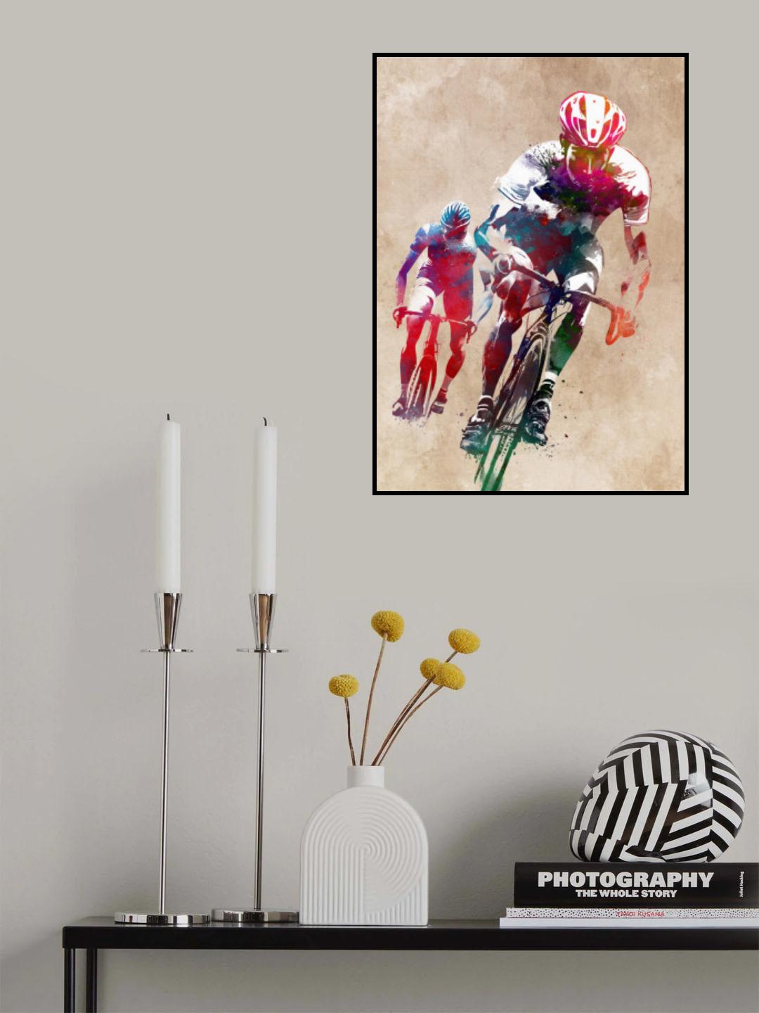 Bikers sport art 42 Poster och Canvastavla