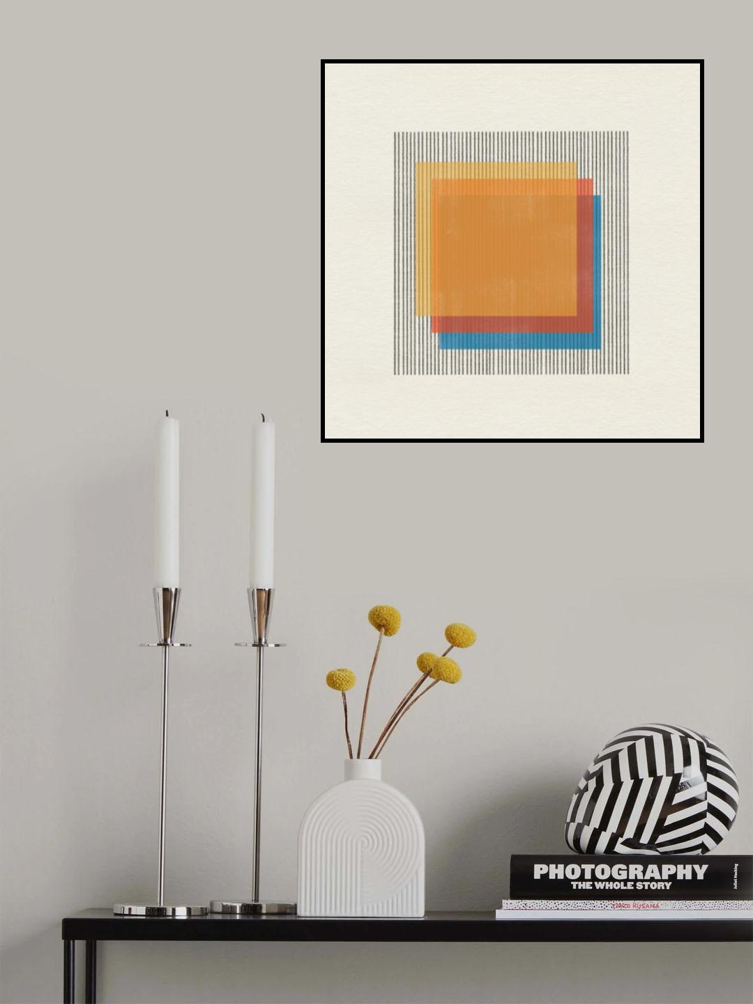 Midcentury Modern Object No1. Poster och Canvastavla