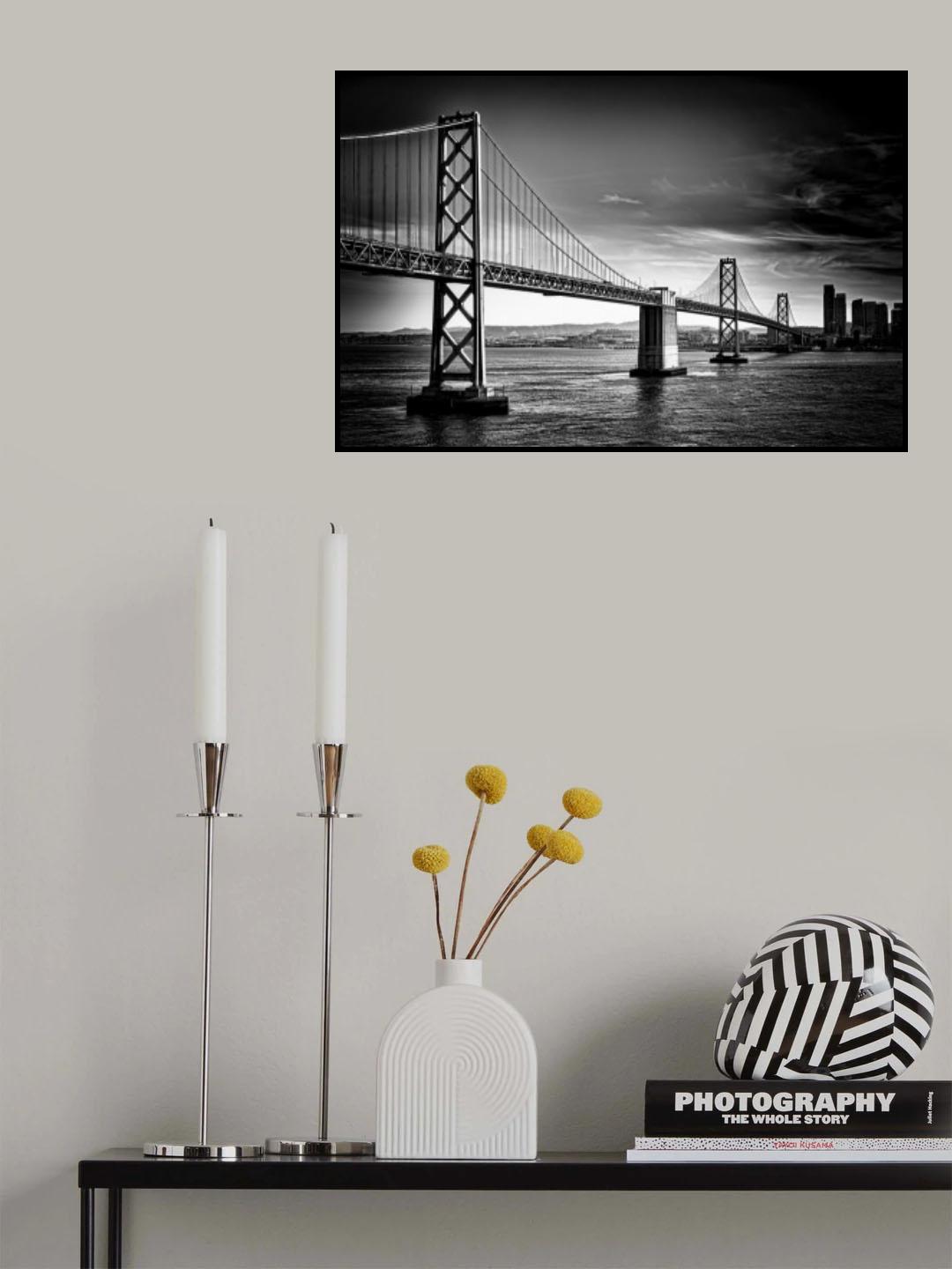 San Francisco Bay Bridge Poster och Canvastavla