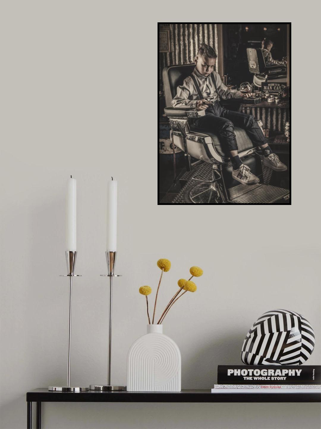 Welcome To The Man Cave Poster och Canvastavla