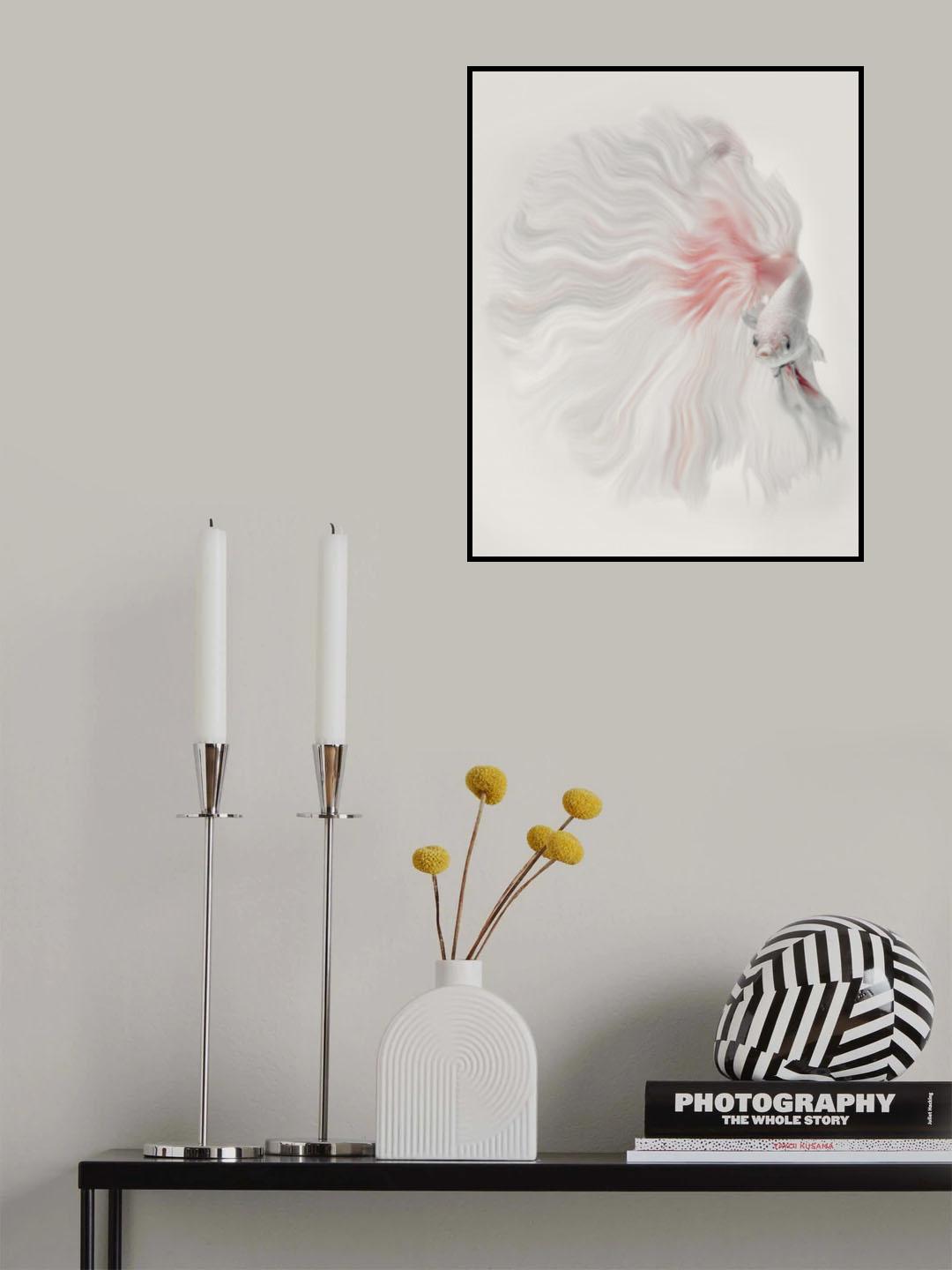 WHITE FOX Poster och Canvastavla