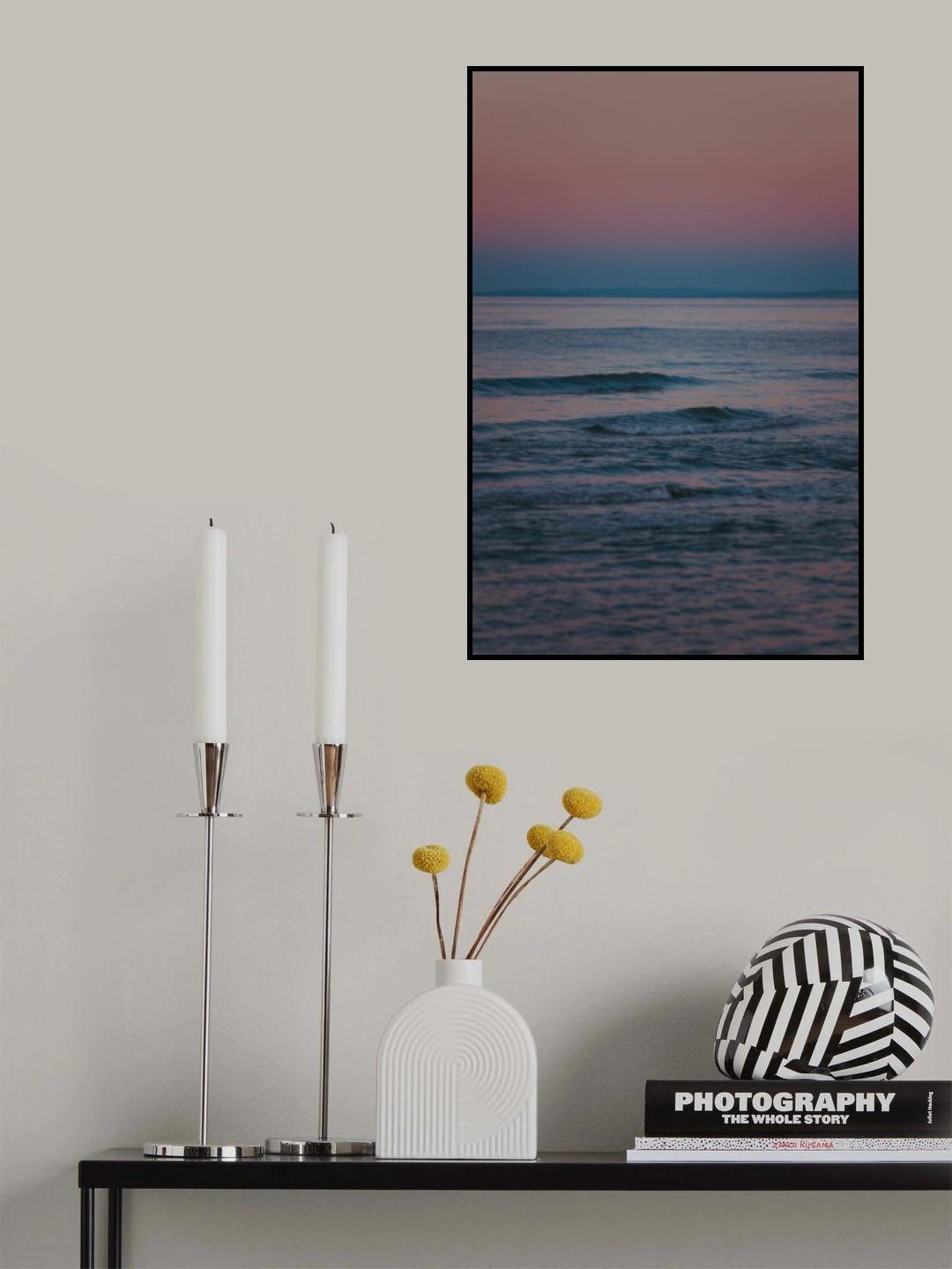 Sunset Wave Poster och Canvastavla