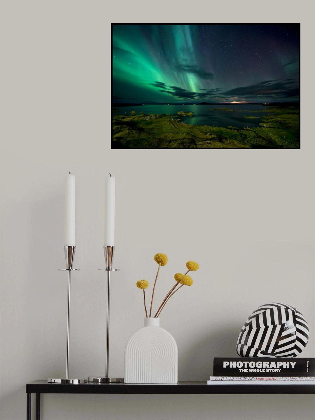 Mývatn Lake Poster och Canvastavla