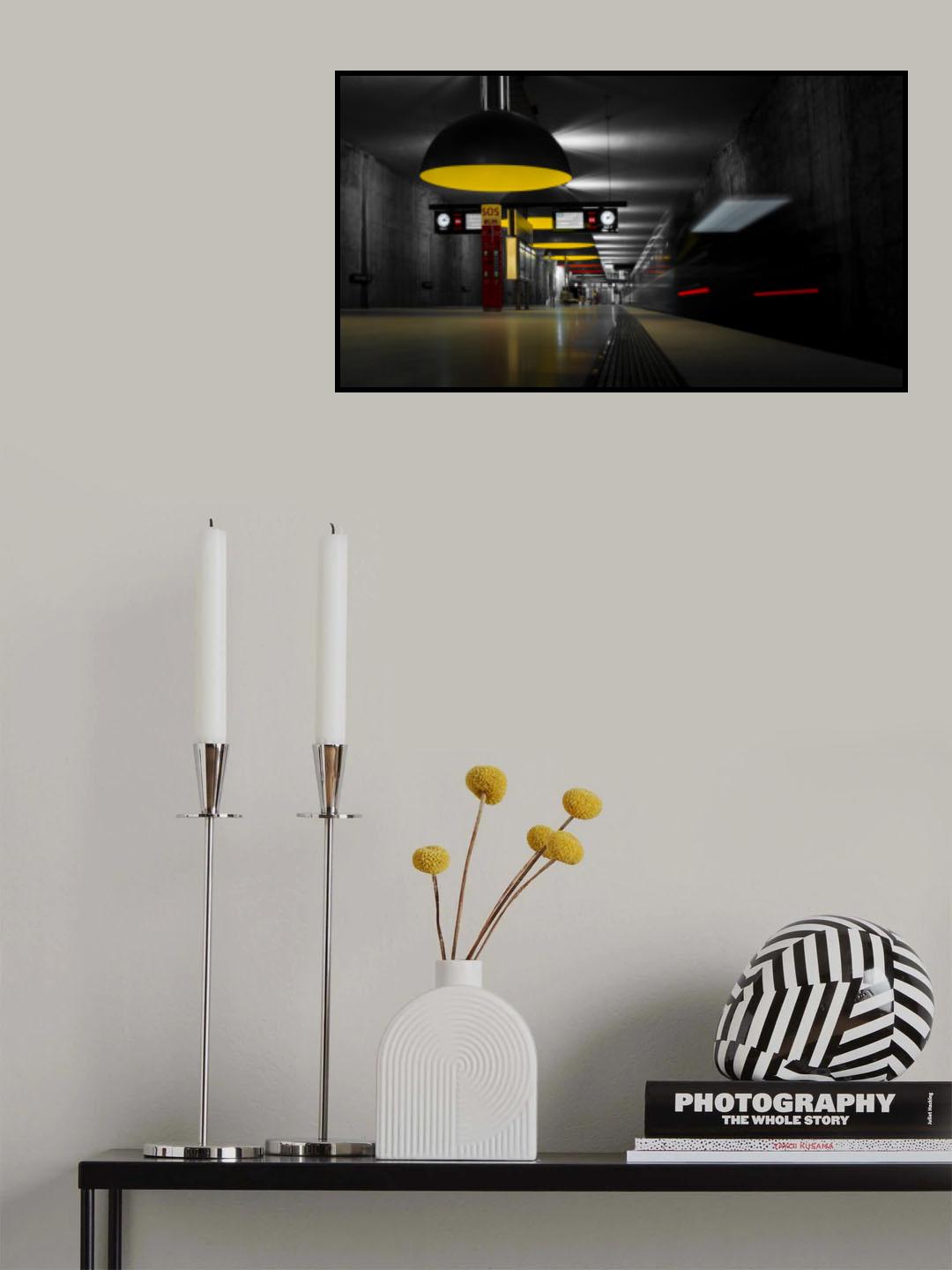 to late! Poster och Canvastavla