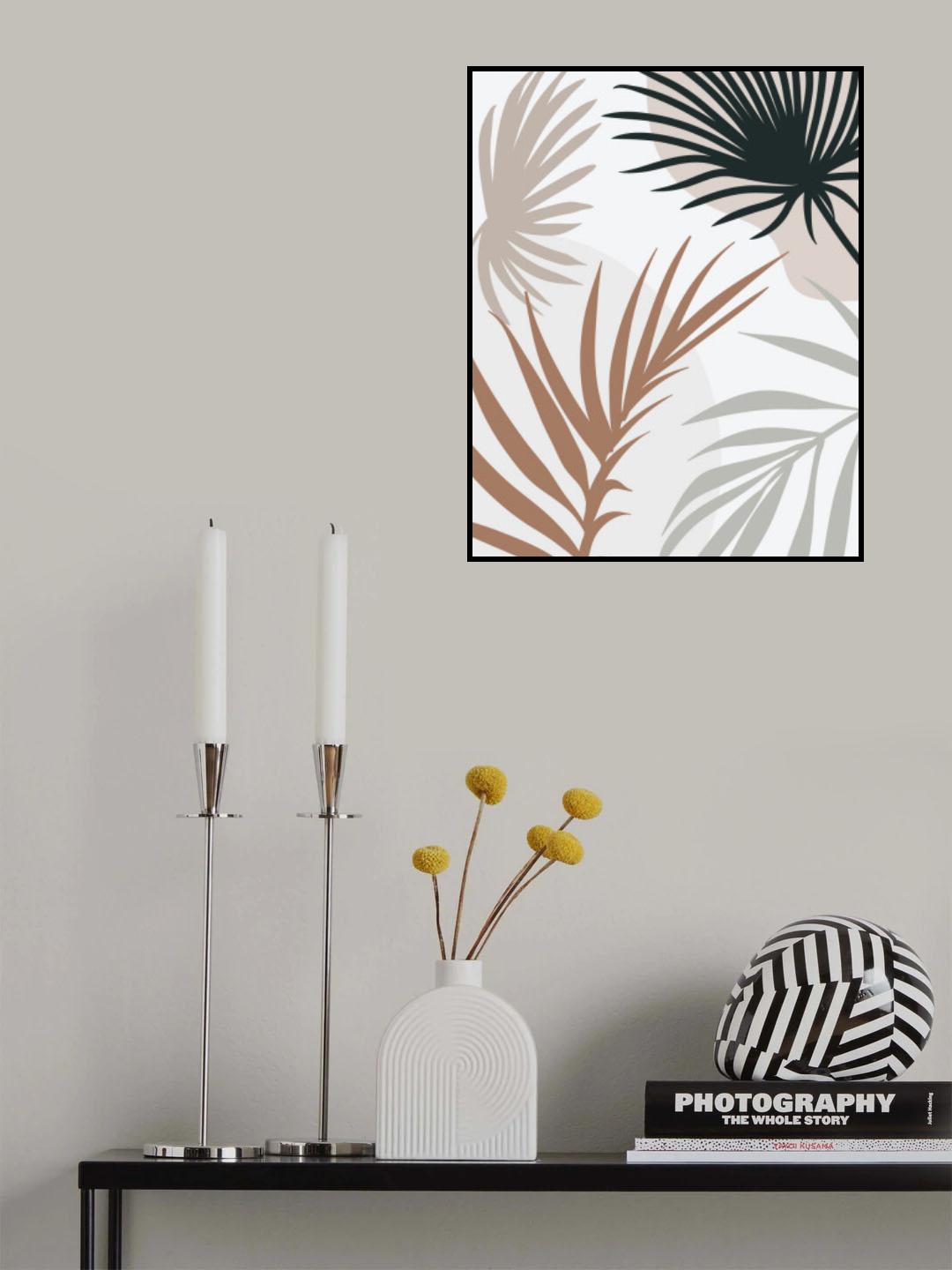 Tropical Leaves No4 Poster och Canvastavla