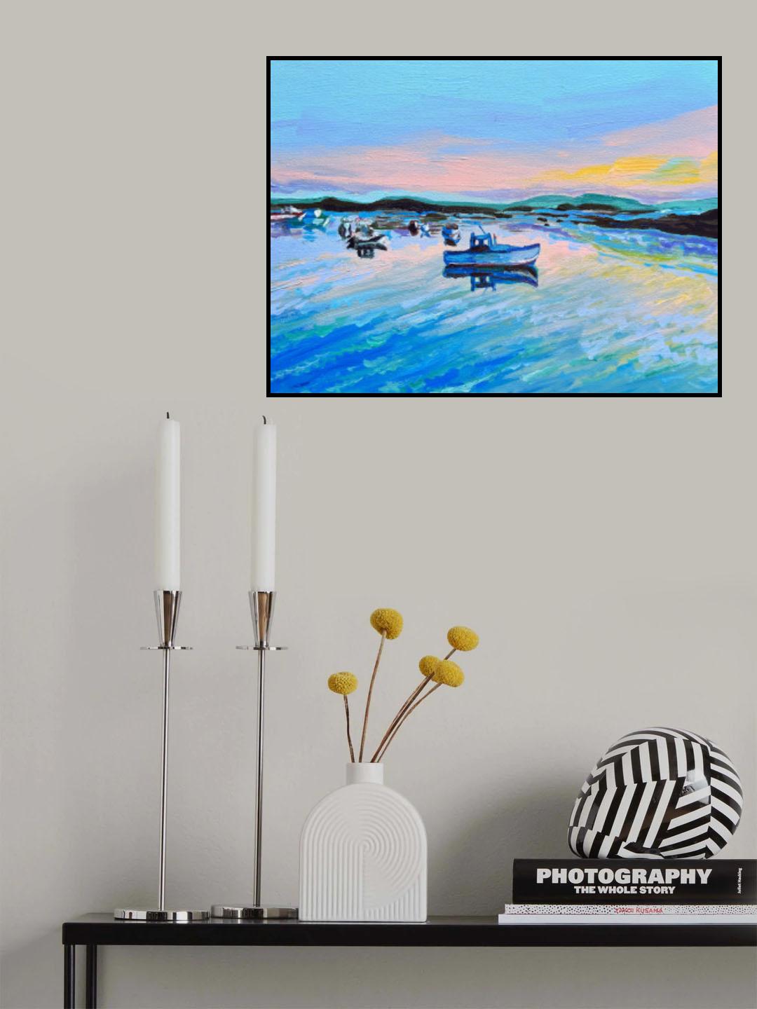 Cape Porpoise Pier Poster och Canvastavla