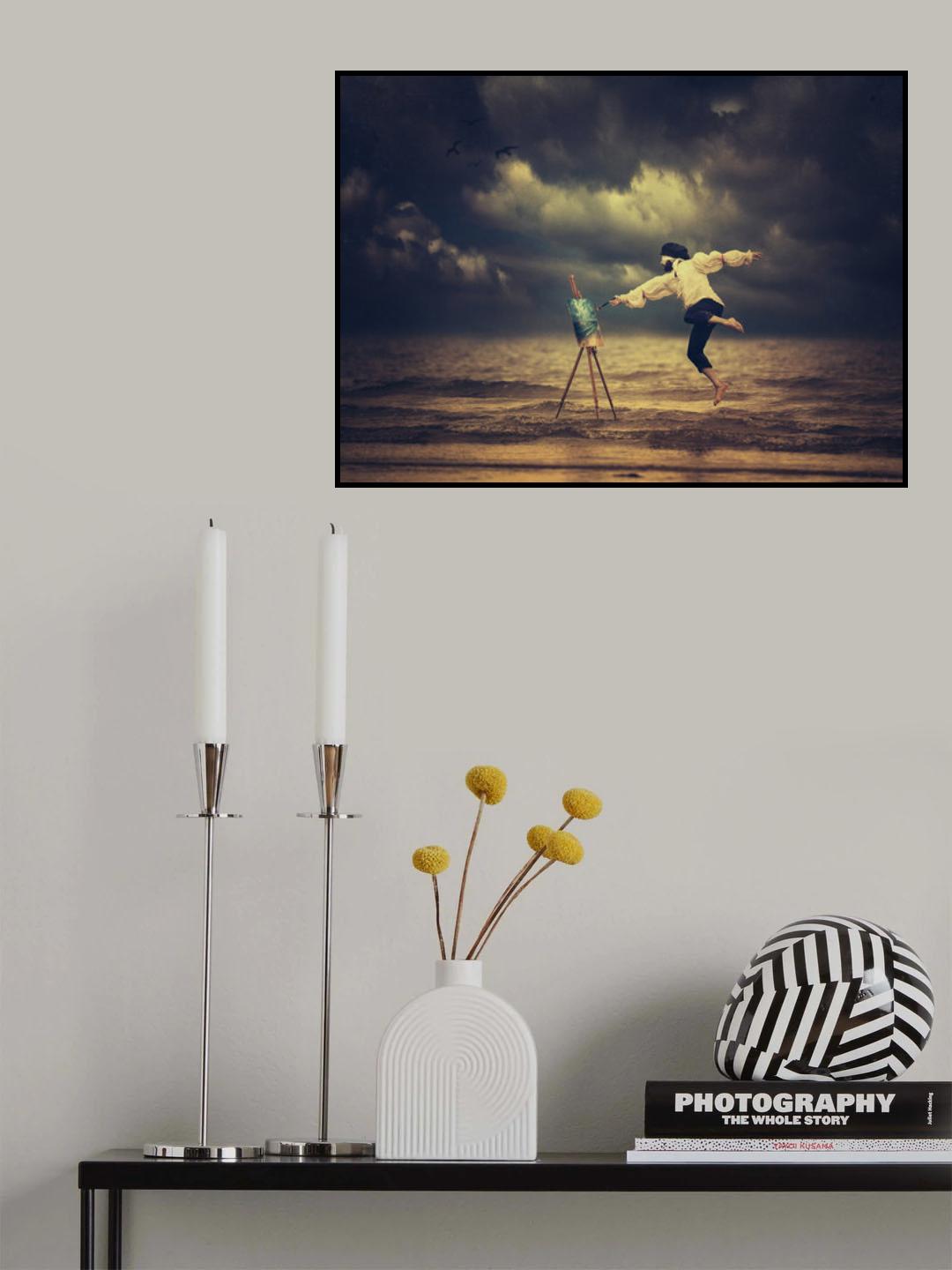 Crazy painter Poster och Canvastavla