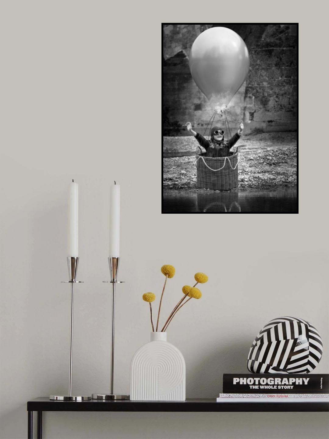 Fly me to the moon Poster och Canvastavla