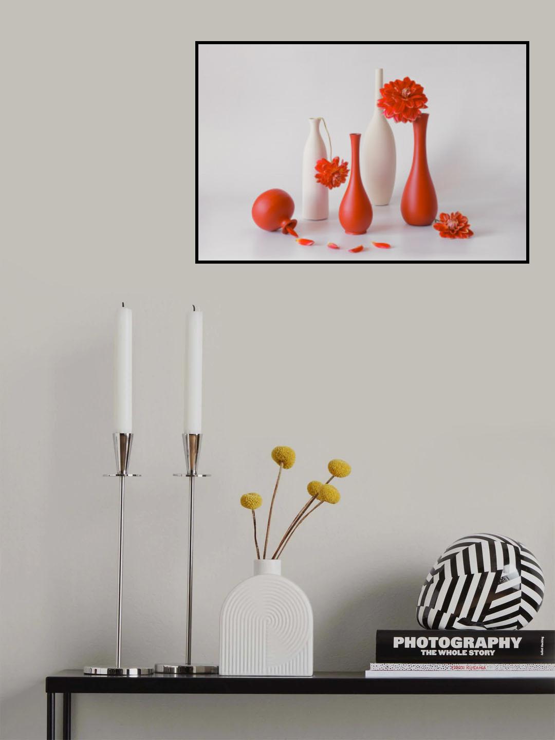 Bright Mood with Dahlia Poster och Canvastavla