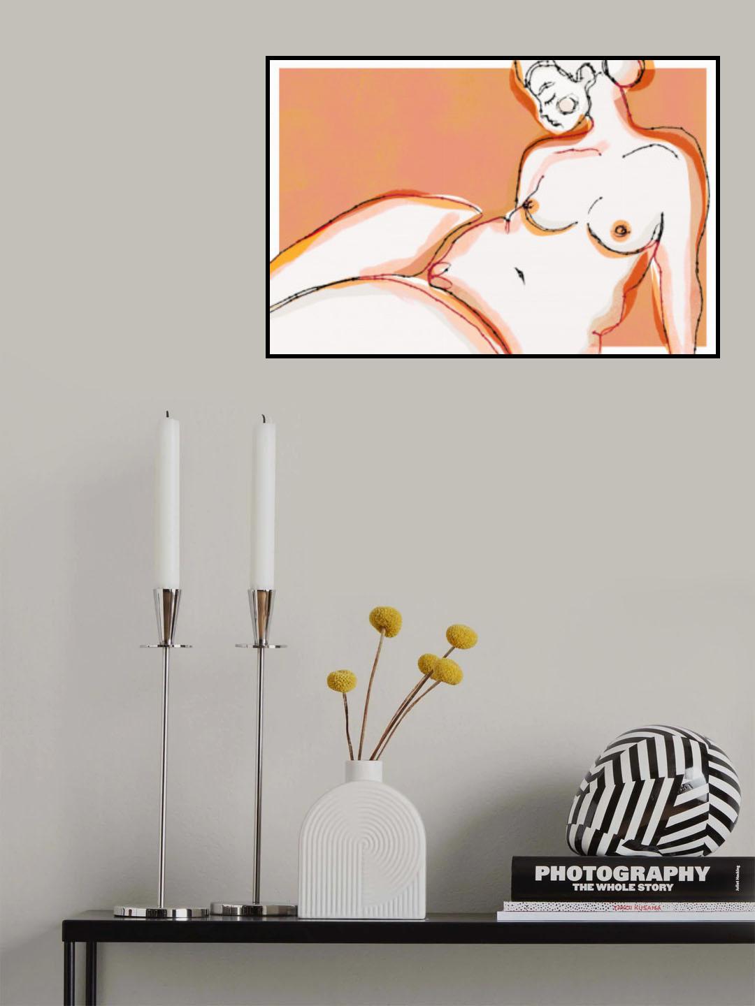 Sensuality (Orange Version) Poster och Canvastavla