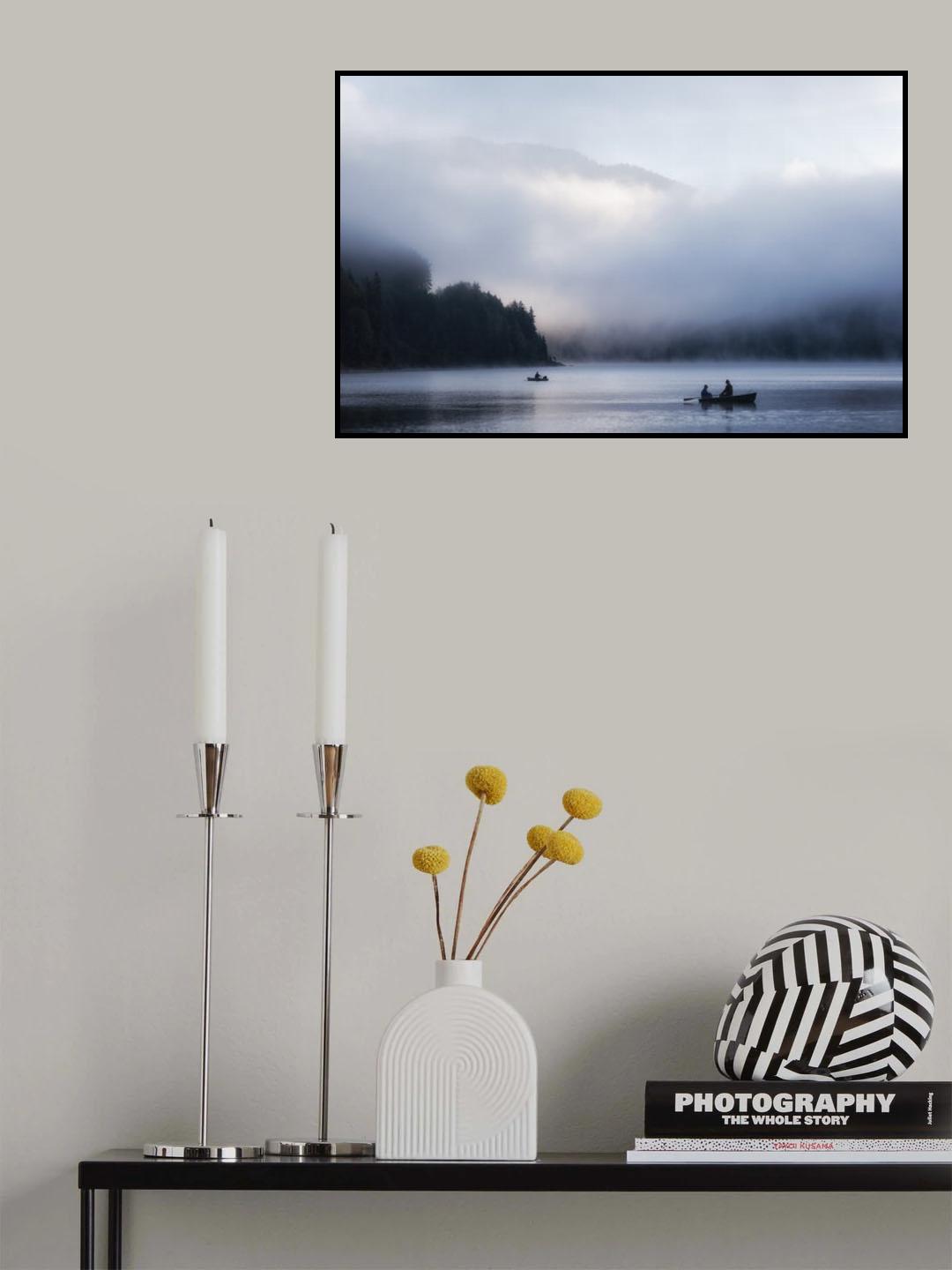 morning mist Poster och Canvastavla