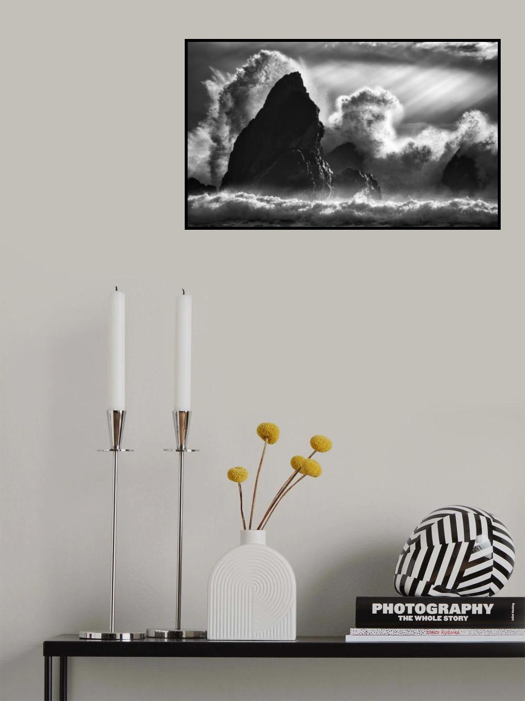 Breaking waves Poster och Canvastavla