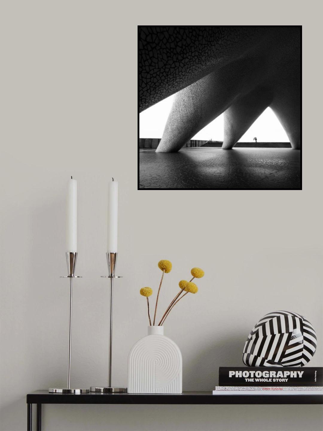 A secret alien base Poster och Canvastavla