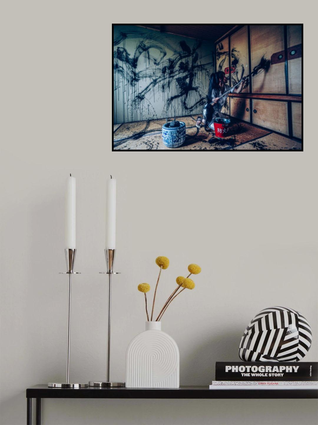 Calligrapher Poster och Canvastavla