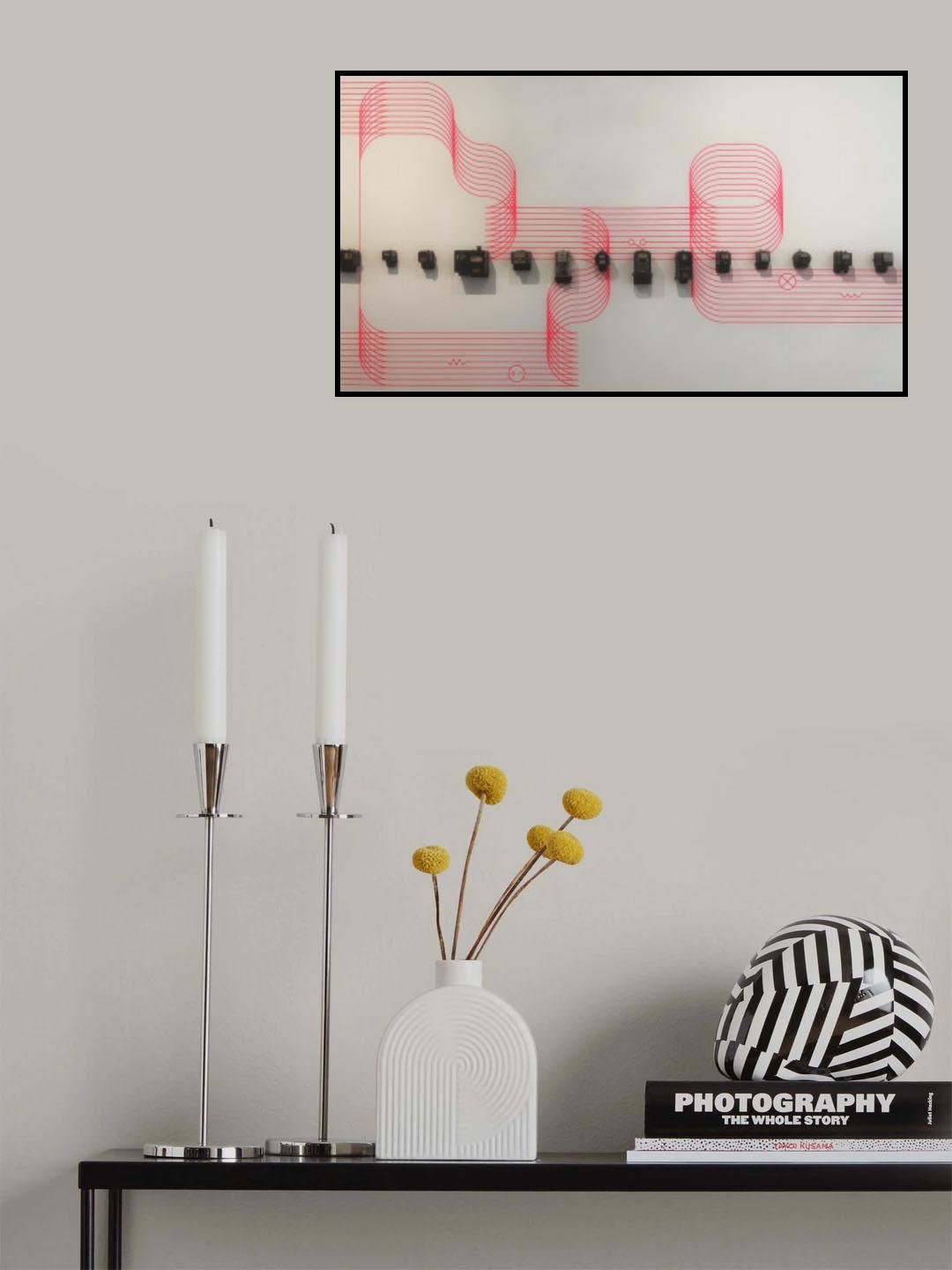 Electric Current Poster och Canvastavla
