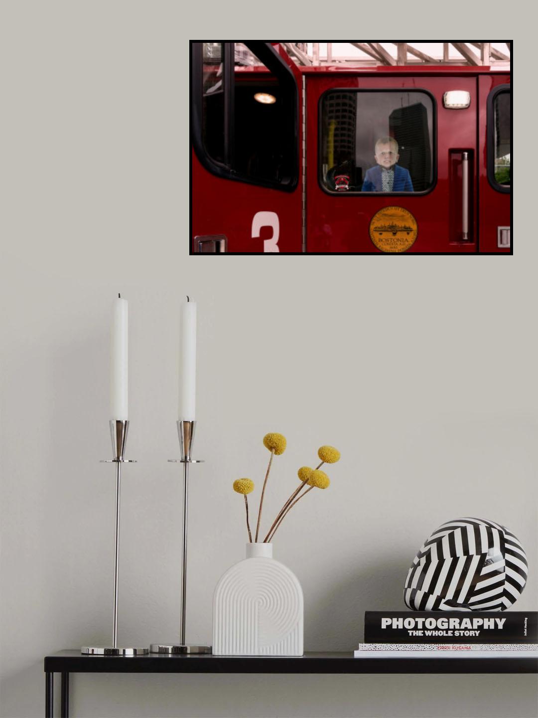 Fire Boy Poster och Canvastavla