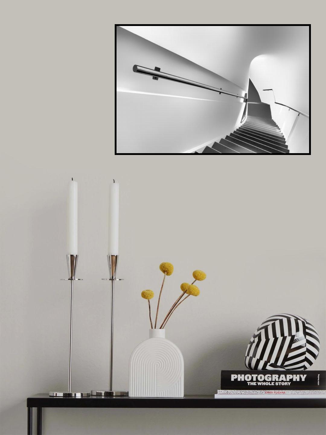 Downstairs Poster och Canvastavla