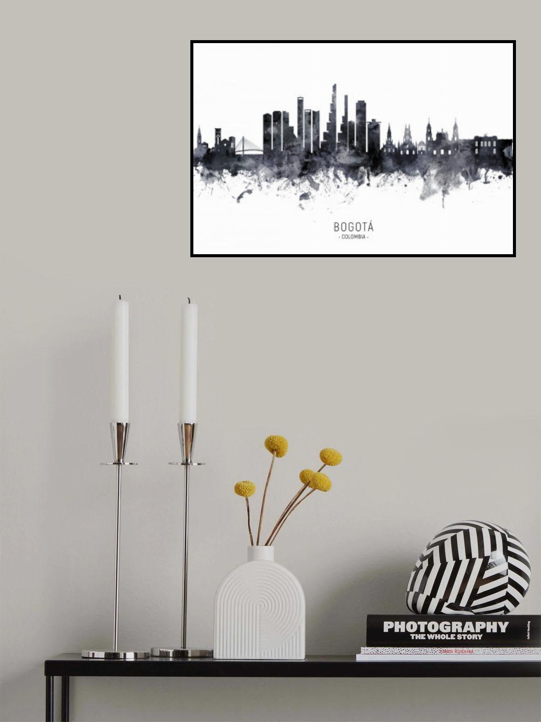 Bogotá Colombia Skyline Poster och Canvastavla