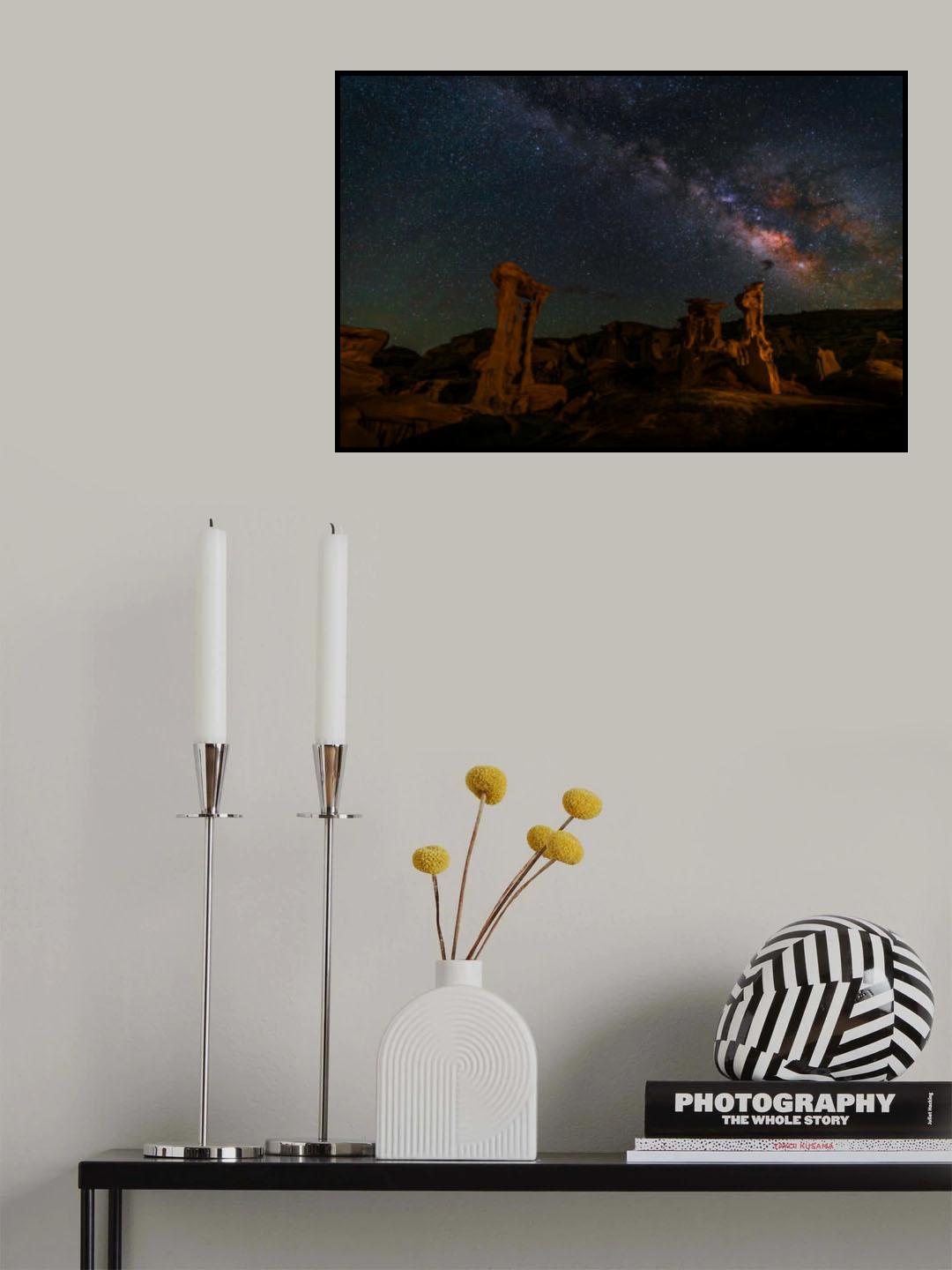 Milkyway at Alien Throne Poster och Canvastavla