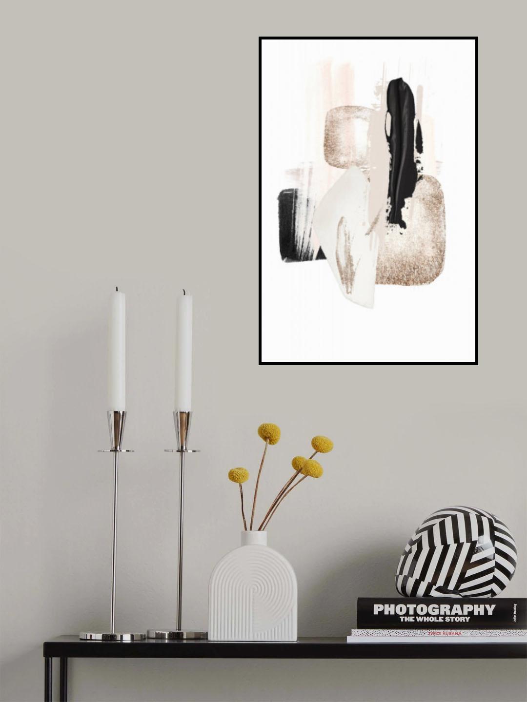 Brush Strokes-1 Poster och Canvastavla