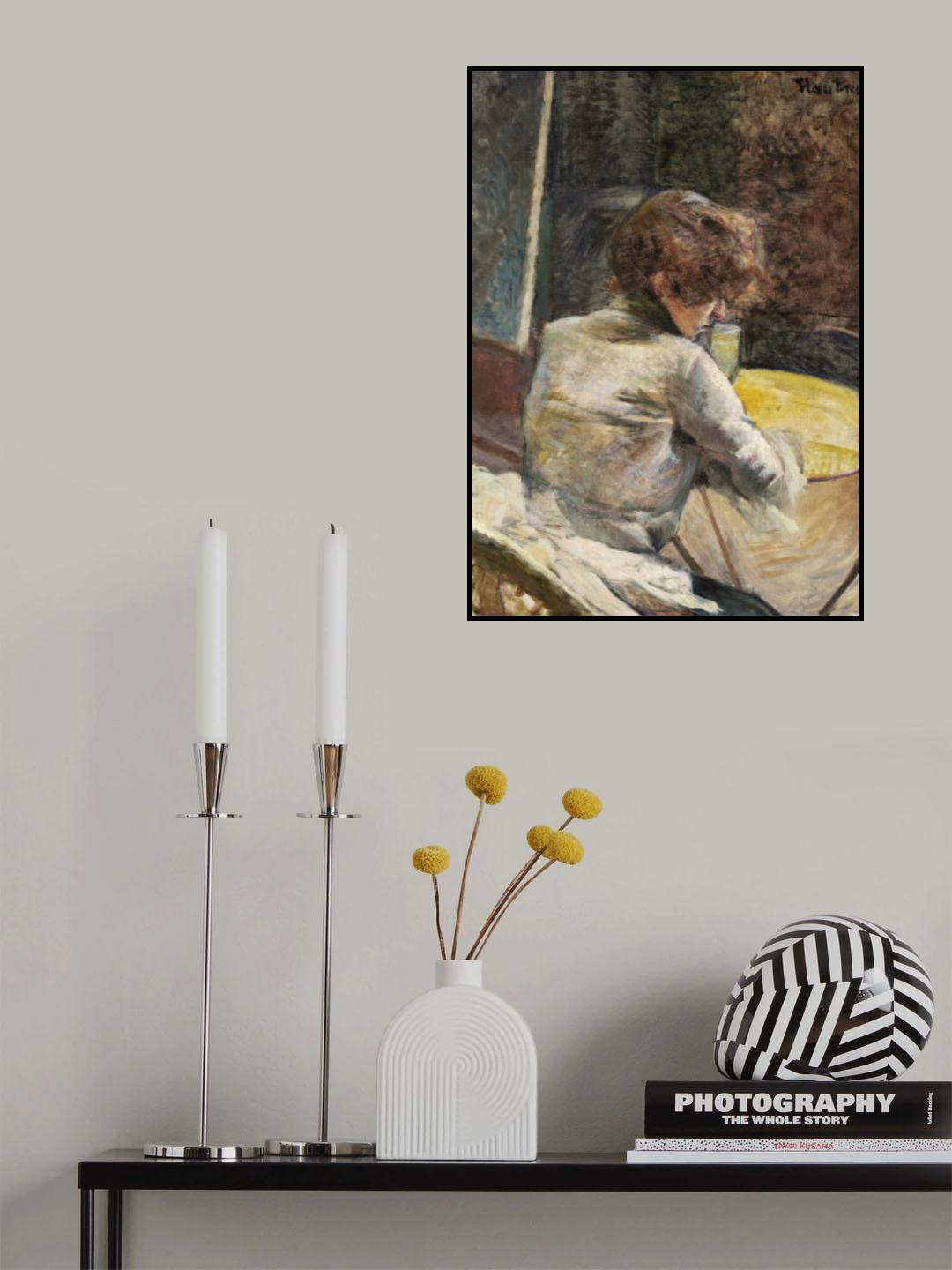 Waiting (ca.1887) Poster och Canvastavla