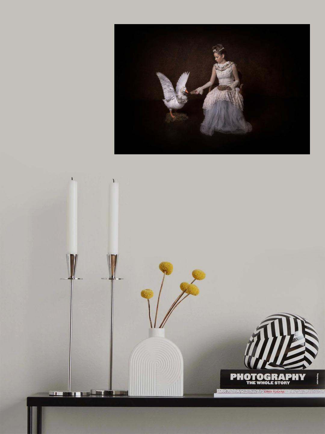 Fairytale of Goose and the princess Poster och Canvastavla