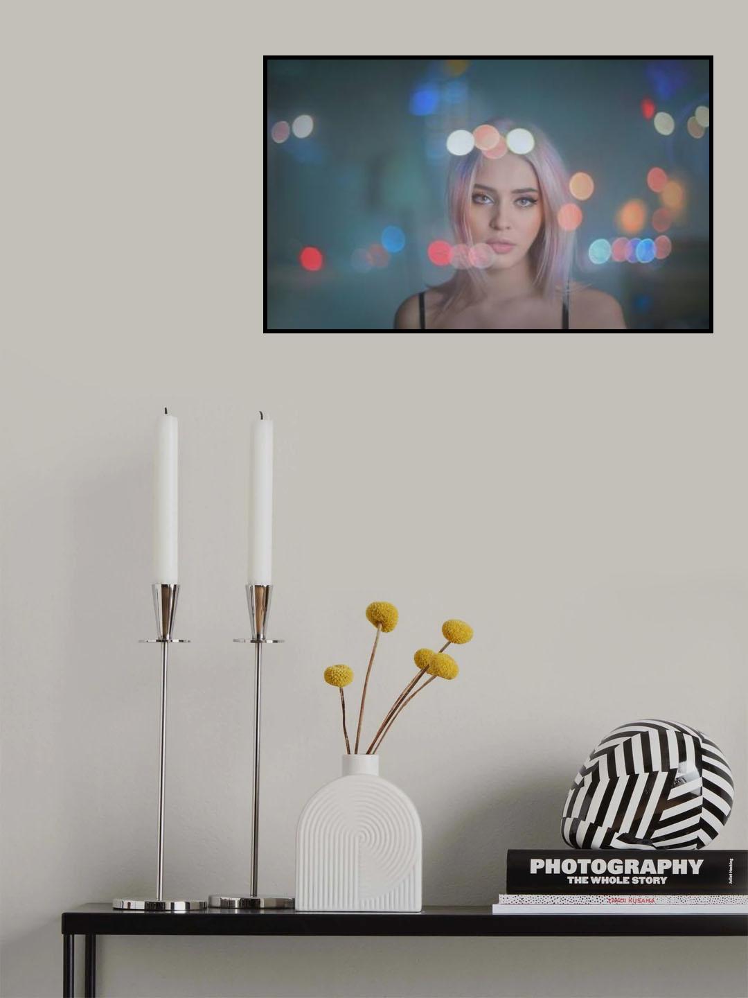 City lights Poster och Canvastavla
